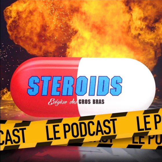 pochette de Stéroïds, podcast consacré aux films d'action